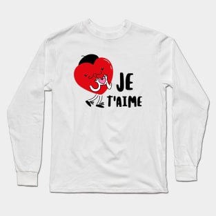 Monsieur Heart Long Sleeve T-Shirt